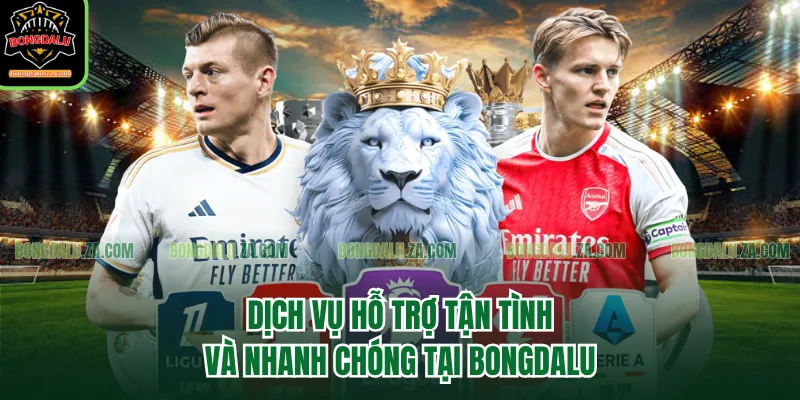 Dịch vụ hỗ trợ tận tình và nhanh chóng tại Bongdalu
