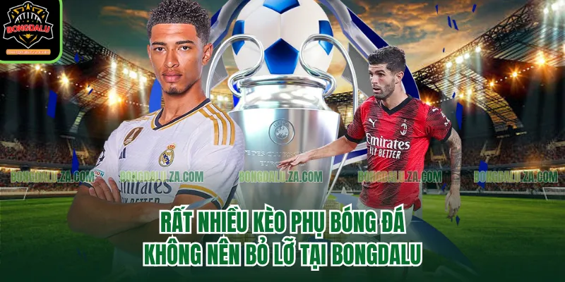 Rất nhiều kèo phụ bóng đá không nên bỏ lỡ tại Bongdalu